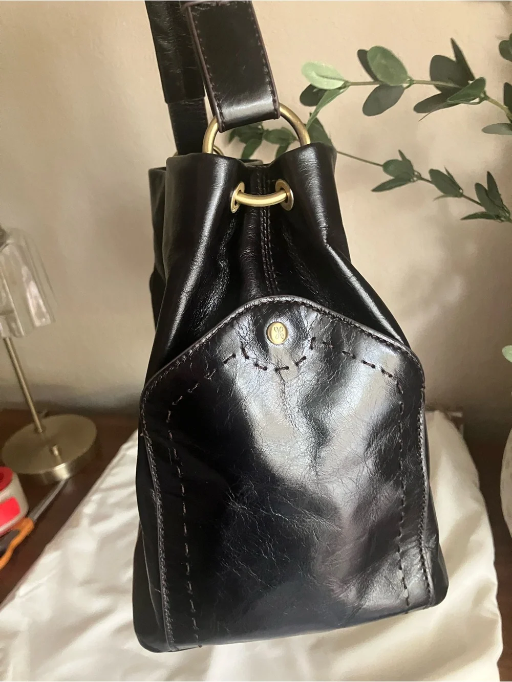 HOBO Black Seneca Shoulder Bag